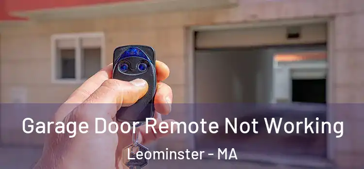  Garage Door Remote Not Working Leominster - MA