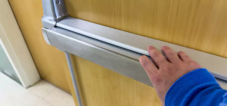 Installing a Push Bar on a Door Leominster